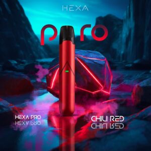 Joy Hookah Hexa Chili Red