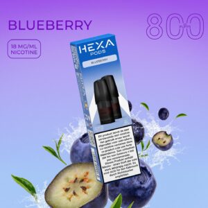 Joy Hookah Hexa Blueberry